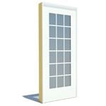 View Architect Series, Traditional, Clad, Wood, Commercial Single Door, Hinged, Fixed Unit