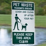 View DOGIPOT® Pet Sign "On Leash"