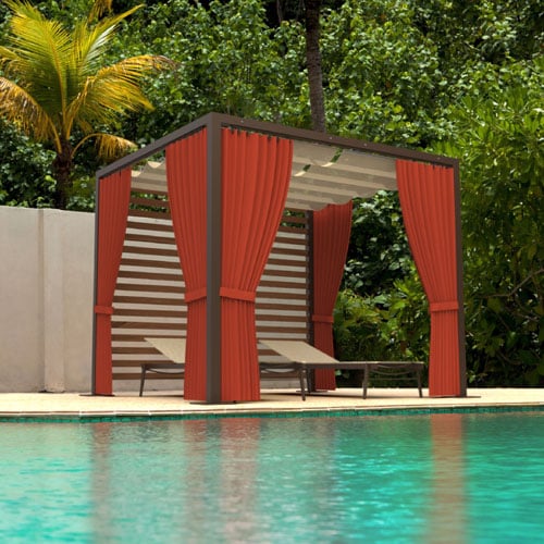 CAD Drawings BIM Models Resort Cabanas Sunset Cabana