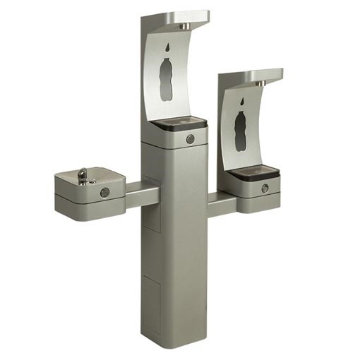 View Model 3621: Modular Outdoor Double Bottle Fillers and Drinking Fountain