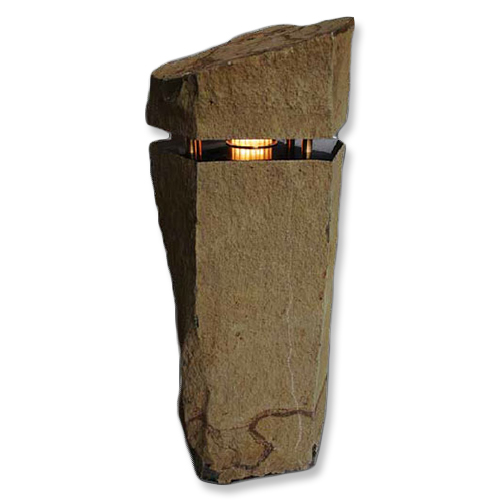 stone landscape lights