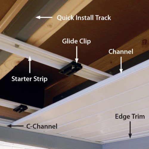 CAD Drawings BIM Models UpSide™ Deck Ceiling by Color Guard Railing Systems UpSide™ Deck Ceiling