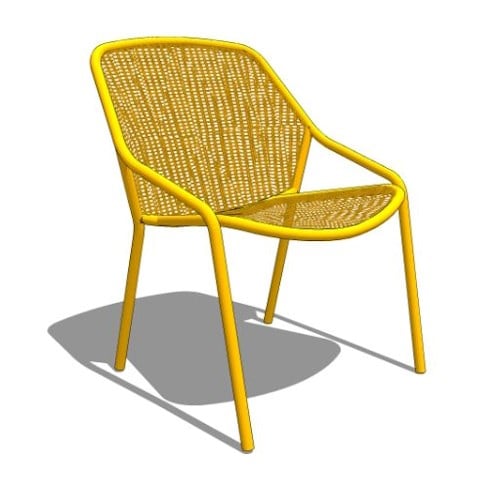 Arm Chairs: 36" W Mesh Arm Chair