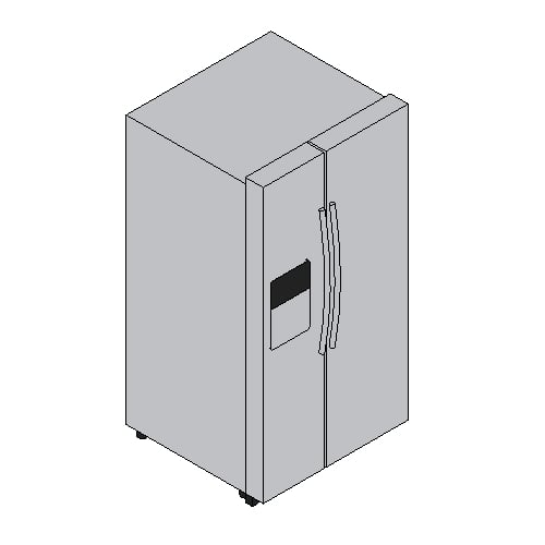 Refrigerator Side by Side 24.5 cu ft