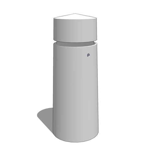 Bollards: Bollard - 30 Inches with Reveal Line