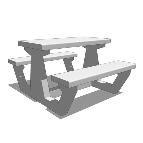 Tables: Picnic Table, 42 Inches