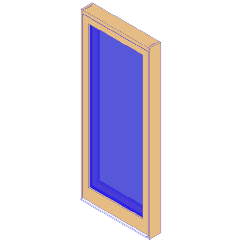 Single Door Inswing with Screen