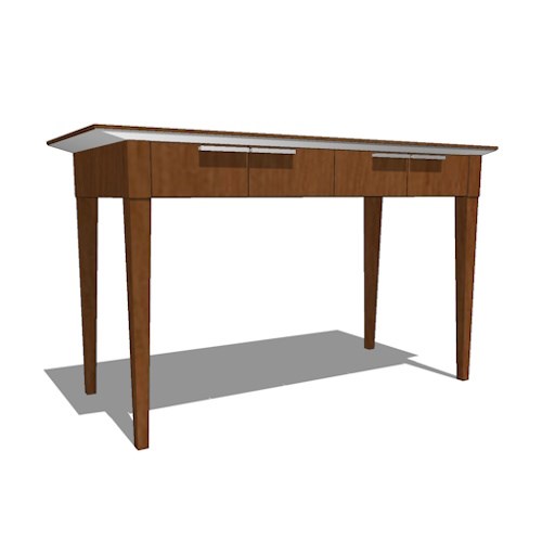 Hospitality Table: Hospitality Table, 21" D x 60" W x 36" H