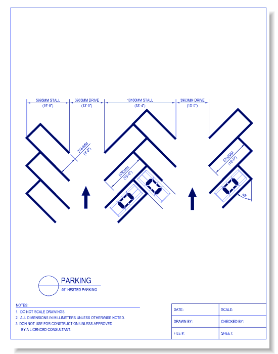 45-degree-nested-parking-caddetails-caddetails