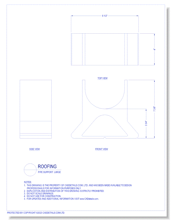 Pipe Support: Large