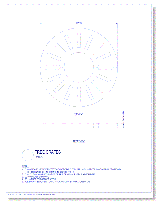 Tree Grates: Round