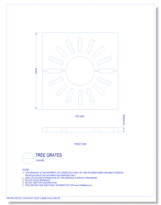 Tree Grates: Square