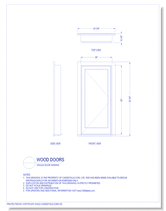 Single Door Inswing