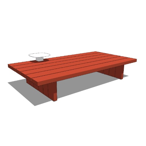 Trestle Bench with 1 Table