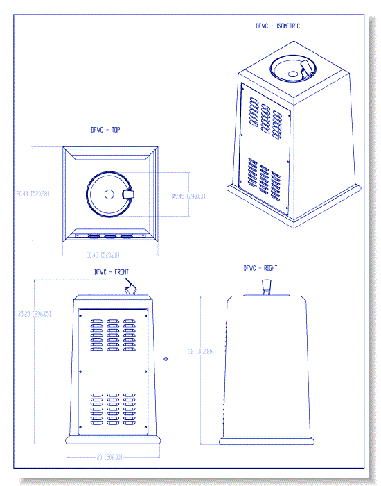 DF-WC Drinking Fountain w/ Chiller Option