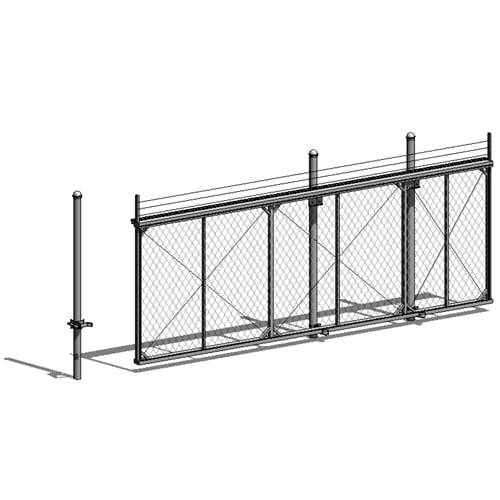 Fortress Heavy Duty Cantilever Slide Gate - Chain Link