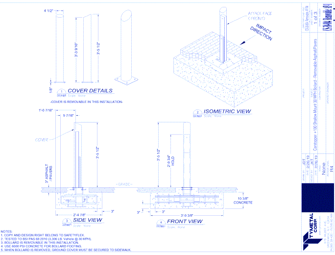 Carstopper 30 Removable Bollard