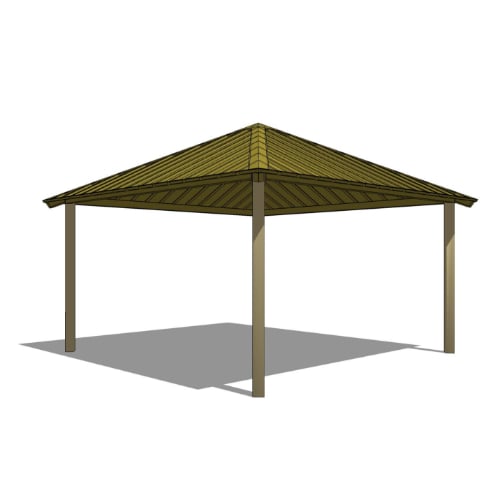 16' x 16' Square Shelter