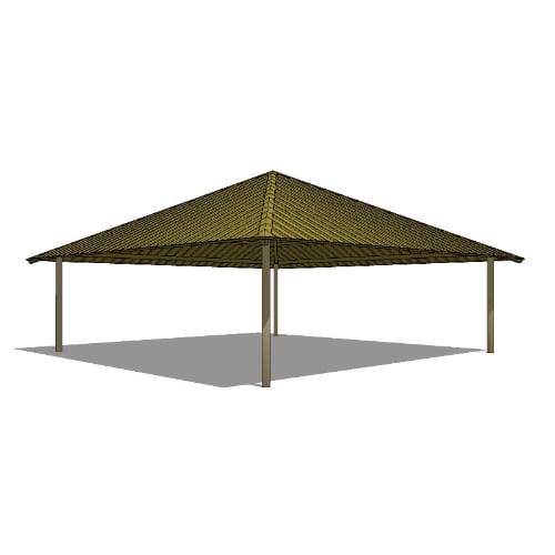 30' x 30' Square Shelter