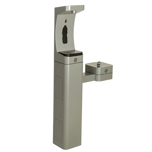 CAD Drawings BIM Models Haws Corporation Model 3611: Modular Outdoor Bottle Filler and Drinking Fountain