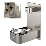 View Model 1109FRP: ADA Outdoor Freeze Resistant Wall Mounted Drinking Fountain