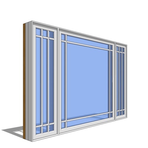 Premium Series™ Window Revit Object: Casement Picture Combination