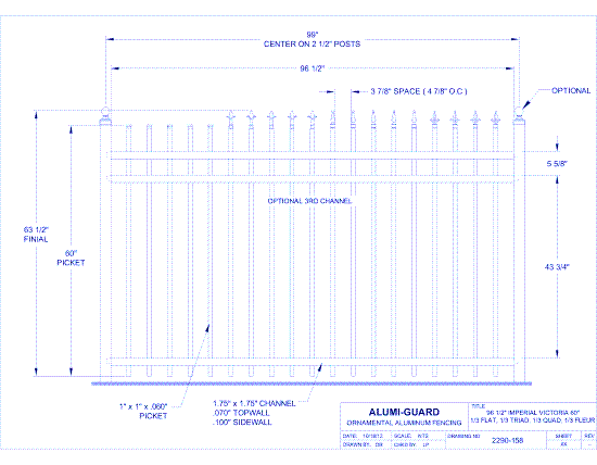 8' Imperial Victoria 60" (IM8V603S-3)