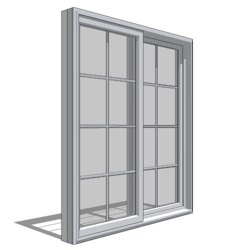 350 Series Sliding Window, Xo-ox - Pella Corporation - Caddetails