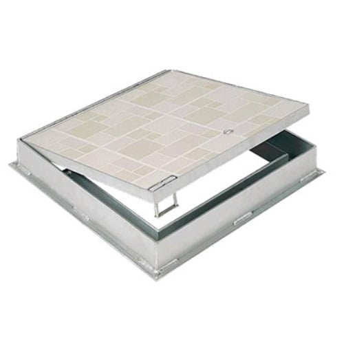 R-TPS 8400 Recessed Floor Hatch - SimTek Fence - CADdetails