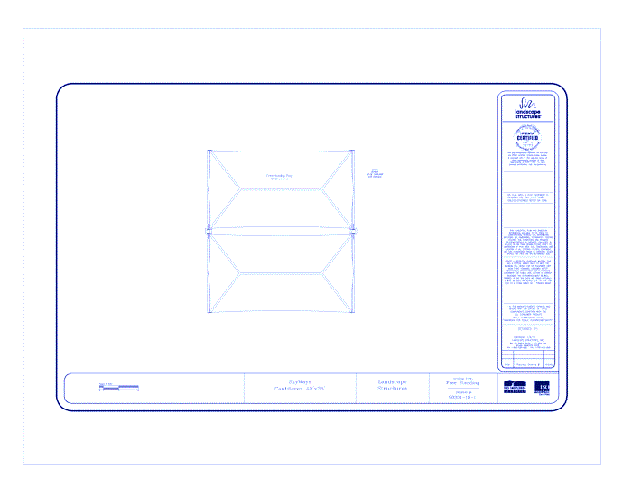 SkyWays® Cantilever Back-to-Back 40' x 36' Shade