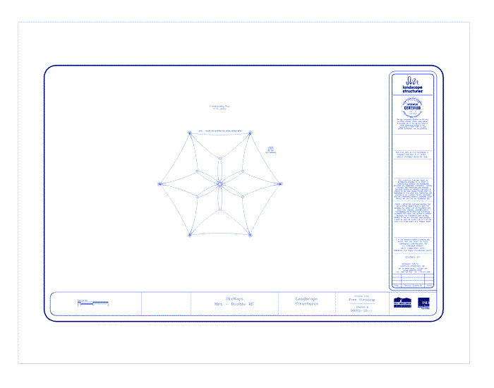SkyWays® Hexagon, Double Layer 40' Diameter