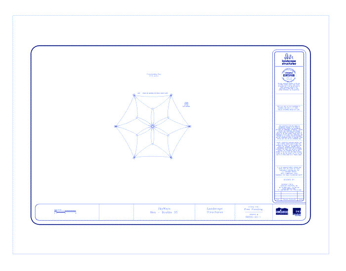 SkyWays® Hexagon, Double Layer 35' Diameter