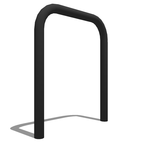 'U' Bike Rack: 30" Long, 2 Bike, Surface or In Ground Mount