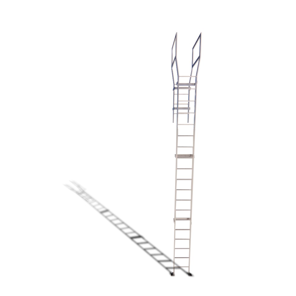 EXTERIOR ROOF ACCESS LADDERS - Alaco Ladder Co. - CADdetails