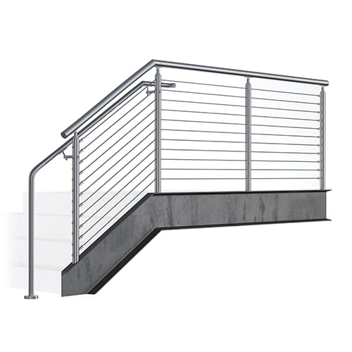 CIRCA Cable Railing System - VIVA RAILINGS LLC - CADdetails