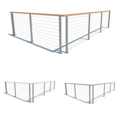 Cable Railing Systems: Revit Template CADdetails