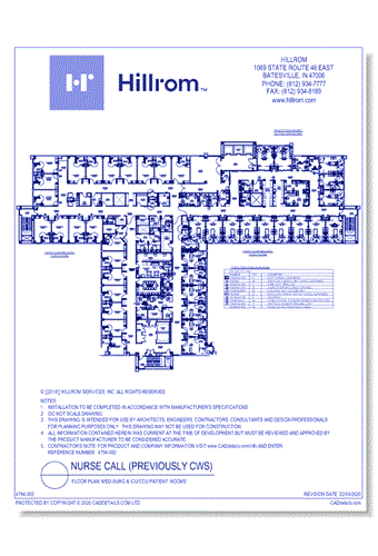 Floor Plan: Med-Surg & ICU/CCU Patient  Rooms