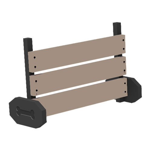 Gyms For Dogs - DL-JL-RPW: Jump Hurdle - Large - RPW