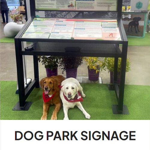 CAD Drawings Gyms For Dogs Dog Park Signage