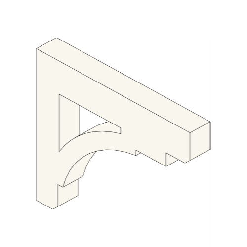 Corbel Bracket: BKT 61" x 55" x 8"