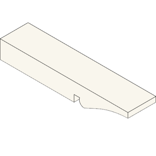 Corbel Bracket: BKT 28.25" x 4" x 6"