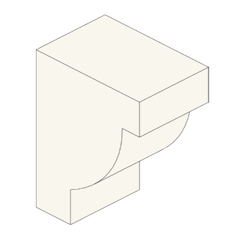 Corbel Bracket: BKT 12" x 18" x 8"