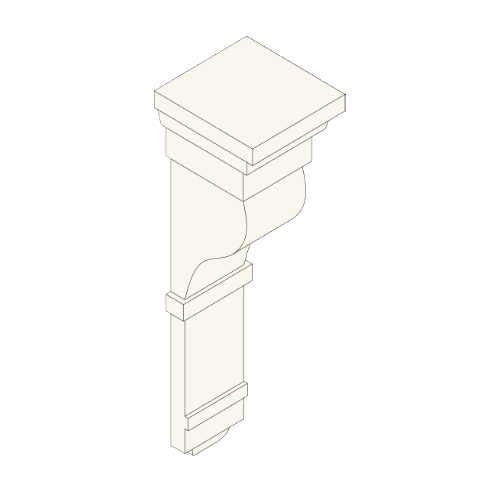 Corbel Bracket: BKT 14" x 46.5" x 13"