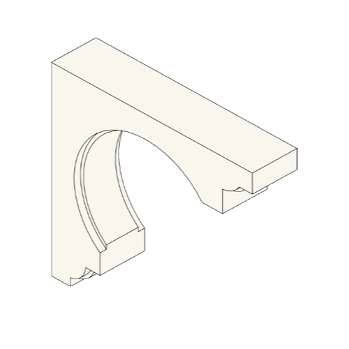 Corbel Bracket: BKT 16" x 15" x 3.5"