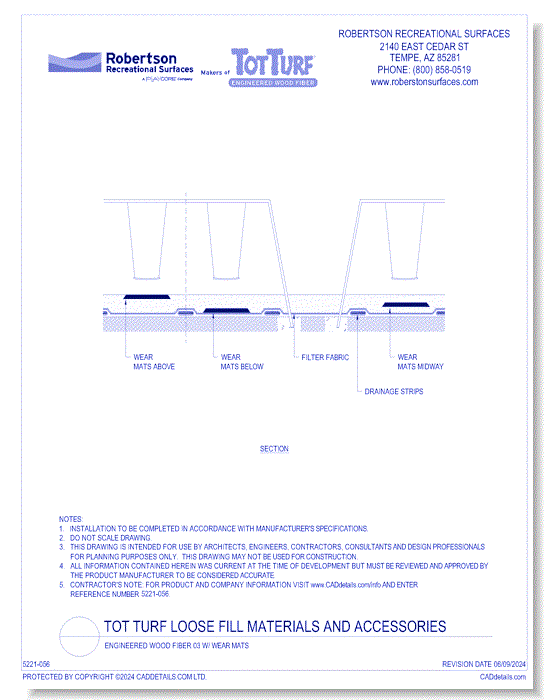 Engineered Wood Fiber 03 w/Wear Mats