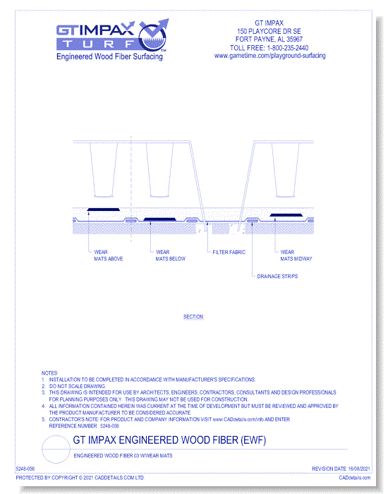 Engineered Wood Fiber 03 With Wear Mats