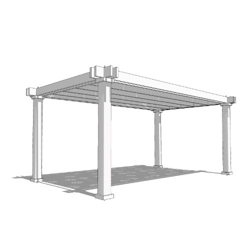 Reverie: 16' W X 12' P Freestanding Reverie Shade Structure