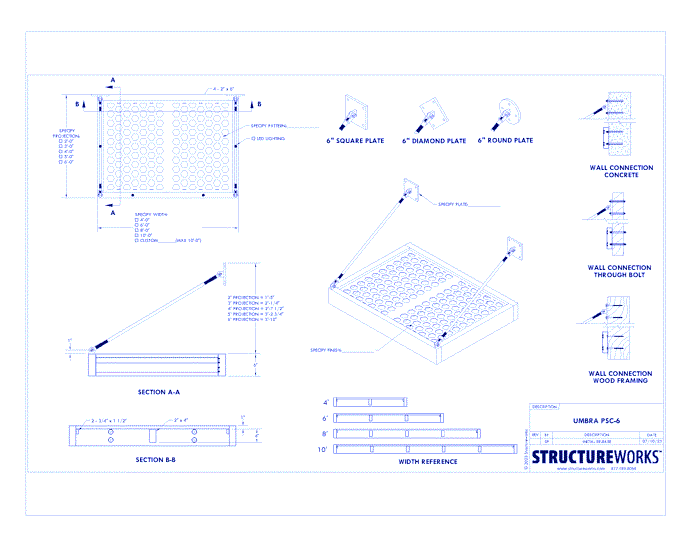 Umbra Canopies: UMBRA PSC-6 Architectural Canopy