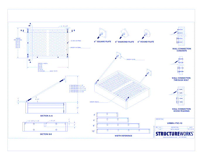 Umbra Canopies: UMBRA PSC-10 Architectural Canopy