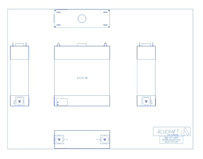 BLAZE Series: 4-Sided, 72"W X 48" H (A-6-FS-48)